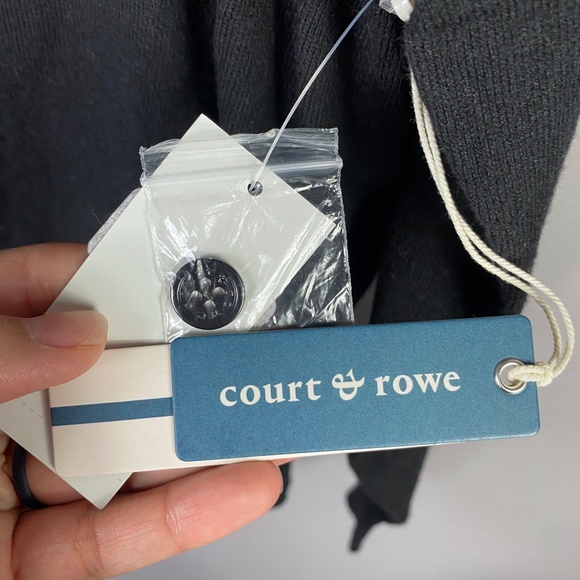 Court & Rowe Ivy League Victoria Sweater Cardigan in Rich Black Size Lar… - Picture 9 of 9